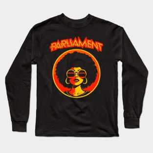 Retro 70's Parliament Funkadelic Funk Rock Music Satire Long Sleeve T-Shirt